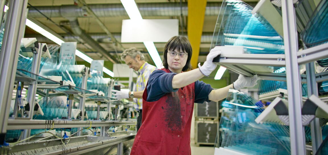 Einblick in die Produktion