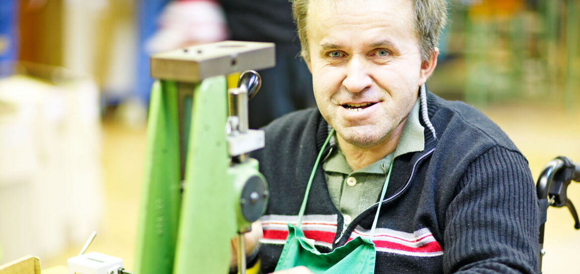 Mitarbeiter am Arbeitsplatz